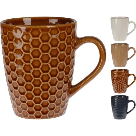 Tasse en faïence 320ml disponible en différents designs et couleurs
