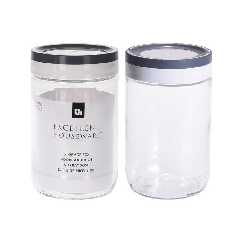 Pot de conservation Excellent Houseware en verre 660 ml