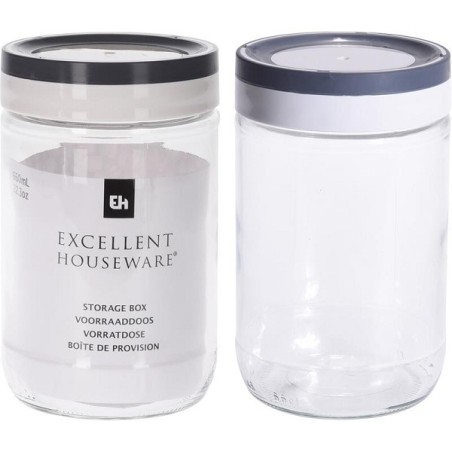 Pot de conservation Excellent Houseware en verre 660 ml