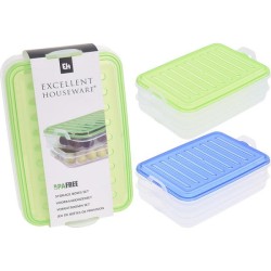 Excellent Houseware Boîte à viande 2 parties 23x15x7cm