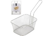 Excellent Houseware Serveermand/frituurmandje RVS met greep 14x11x7cm