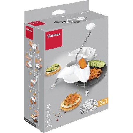 Metaltex Julienne 3-in-1 Groentesnijder