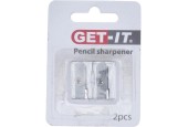 Set de taille-crayons en métal 2 pièces