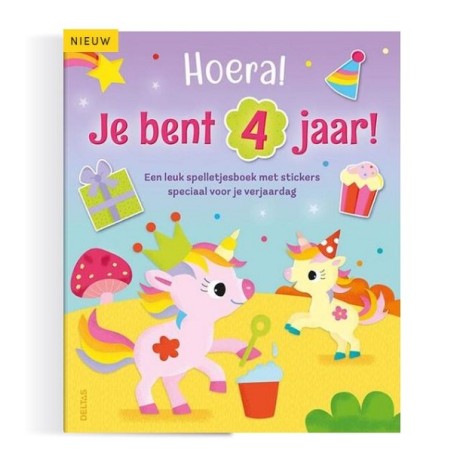 Deltas Hoera! Je bent 4 jaar! Eenhoorns