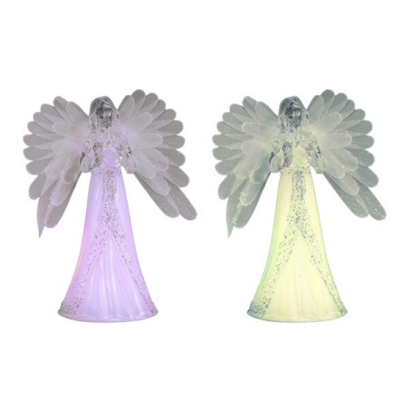 Engel 22cm fiber colourchanging LED 3xAAA ( exclusief )