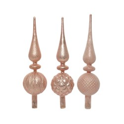 Decoris Piek dia.8x31cm Rose poudré 3 motifs assortis