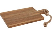 Serveerplank Teak Hout 34x18x1,5cm