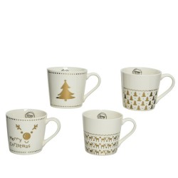 Mug de Noël Decoris 400 ml disponible en 4 modèles différents