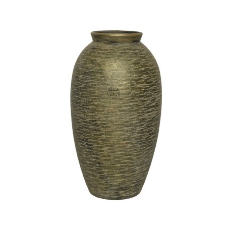 Decoris Vase terre cuite Ø22x40cm or