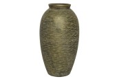 Decoris Vase terre cuite Ø22x40cm or