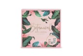 Coffret cadeau bain botanique dans coffret luxe, gel douche 180 ml + lotion pour le corps 120 ml + bougie