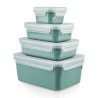 Tefal MasterSeal Color coffret de rangement 4 pièces vert (0,2L, 0,55L, 0,8L, 2,2L)
