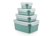 Tefal MasterSeal Colour voorraaddozenset 4-delig groen (0,2L, 0,55L, 0,8L, 2,2L)