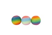 Fidget rainbow ribbel squeeze bal 7cm