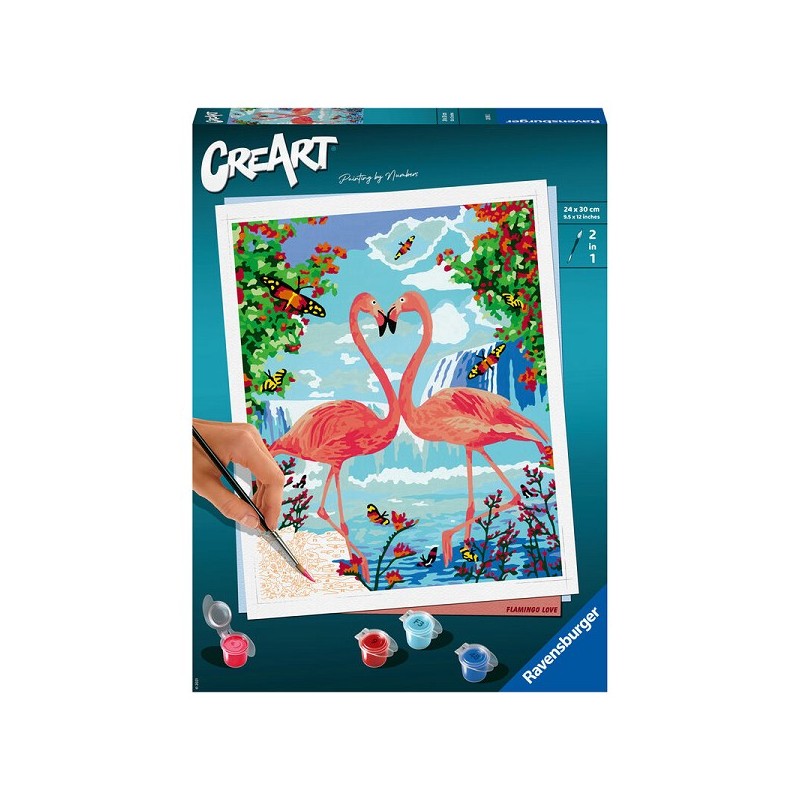 Ravensburger CreArt Flamingo Love Peinture par numéros
