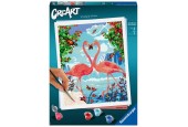 Ravensburger CreArt Flamingo Love Schilderen op nummer