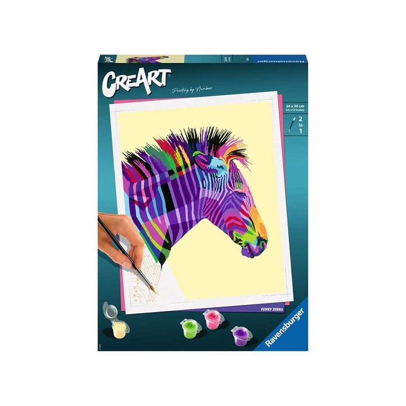 Ravensburger CreArt Zebra Schilderen op nummer
