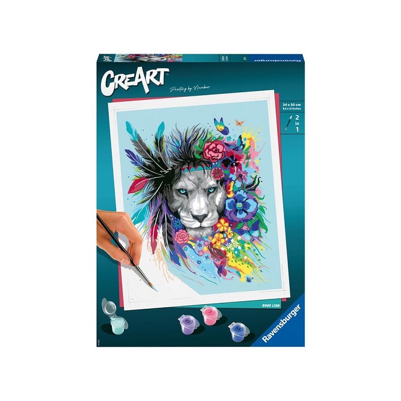 Ravensburger CreArt Boho Lion Peinture par numéro