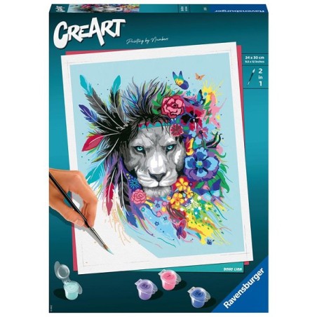 Ravensburger CreArt Boho Lion Peinture par numéro