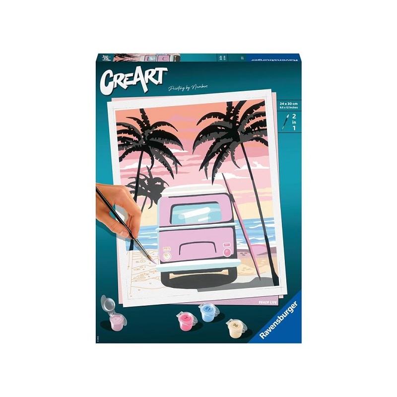 Ravensburger CreArt Vie à la plage Peinture par numéros