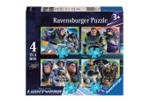 Ravensburger 4 puzzles Disney L'Éclair 12/16/20/24 pièces
