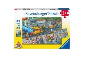 Ravensburger puzzle Travail sur la route 2x12 pièces