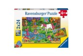 Ravensburger puzzel Magisch bos 2x24 stukjes