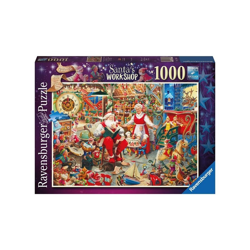 Ravensburger puzzle L'atelier du Père Noël 1000 pièces