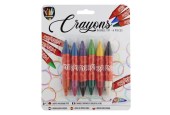 Grafix Lot de 6 crayons de cire à double pointe