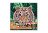 Grafix Diamond Painting sur toile tigre 30x30cm