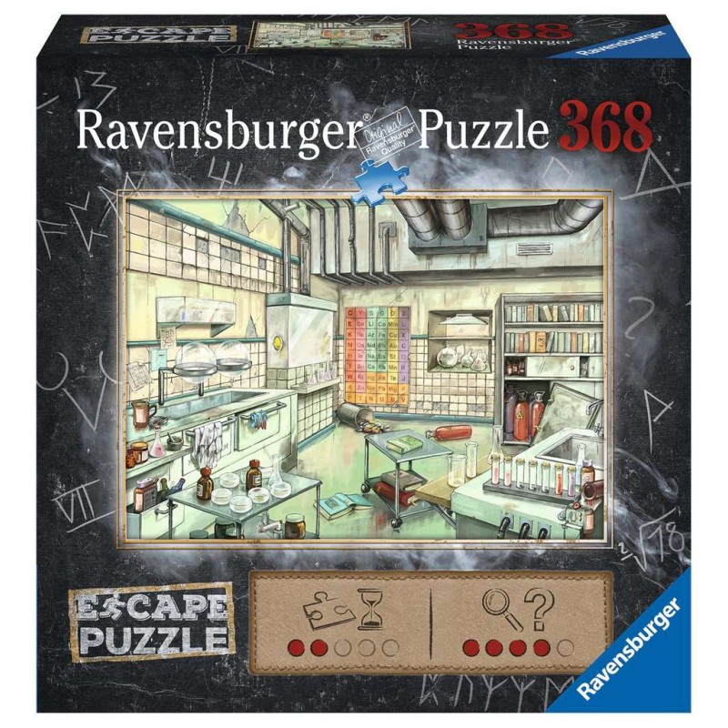 Ravensburger Escape Puzzle Laboratoire de Chimie 368pcs