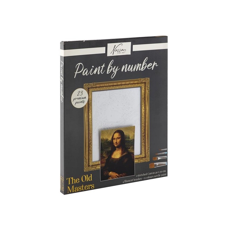 Peinture par numéro Mona Lisa 40x50cm