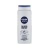 Nivea Gel Douche 500 ml 3en1 Pour Homme Silver Protect