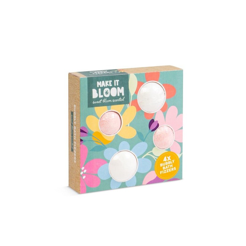 Coffret cadeau Make it Bloom Bath avec 4 bombes de bain