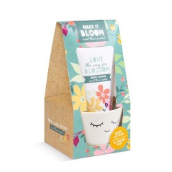 Make it Bloom Coffret cadeau de bain Lotion pour le corps avec pot de fleurs