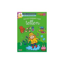Deltas Cahier de jeu et d'exercices avec autocollants de récompense (4-5 ans) - Premiers pas pour compter