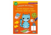 Deltas Oefenpret met stickers - Eerste stappen naar schrijven, lezen en tellen (4-5 j.)