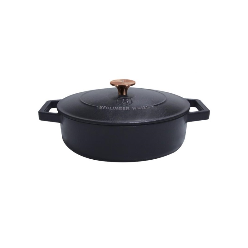 Cocotte Ø26cm fonte noir mat