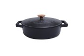 Cocotte Ø26cm fonte noir mat