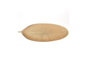 Plateau forme feuille Raien MDF 59x21,5x2,5cm or