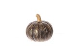 Deco pompoen Ulbing Ø10xh10cm zwart