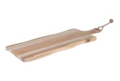 Snijplank Teak Met Handvat 20x59x1,5cm