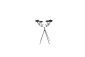 HBX natural living Photophore Renne 19x15xh30cm métal noir
