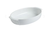 Pyrex Signature Plat à pâtisserie ovale blanc 35x23cm