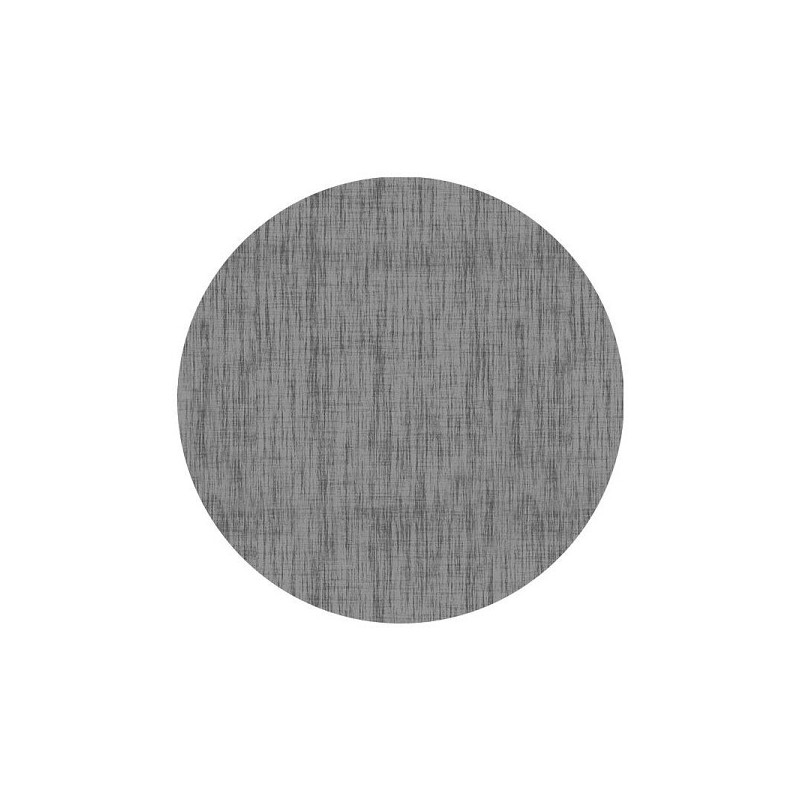 Tafelzeil PVC met non-woven vliesrug Ø160cm linnen look grijs