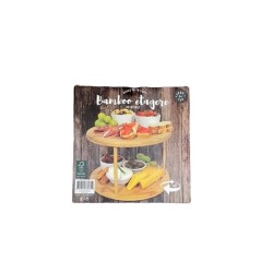 Etagere bambou Ø26x18cm