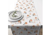 Ambiente Chemin de Table Famille Robin 40x150cm 100% Coton
