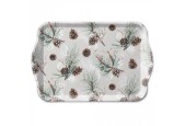 Ambiente dienblad Melamine Pine Cone All Over 13x21cm
