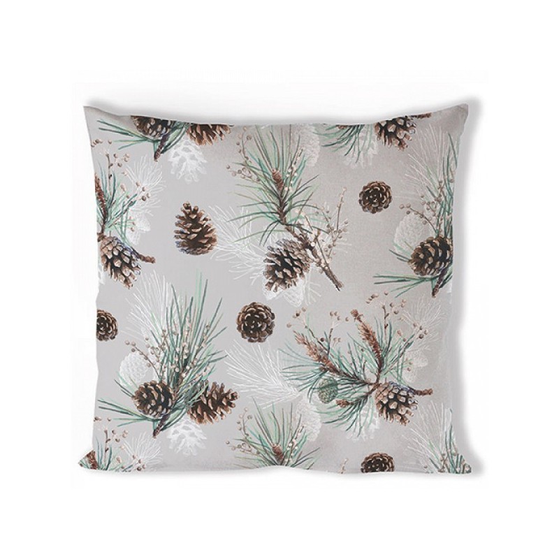 Housse de coussin Ambiente Pomme de Pin All Over 40x40cm-100% Coton