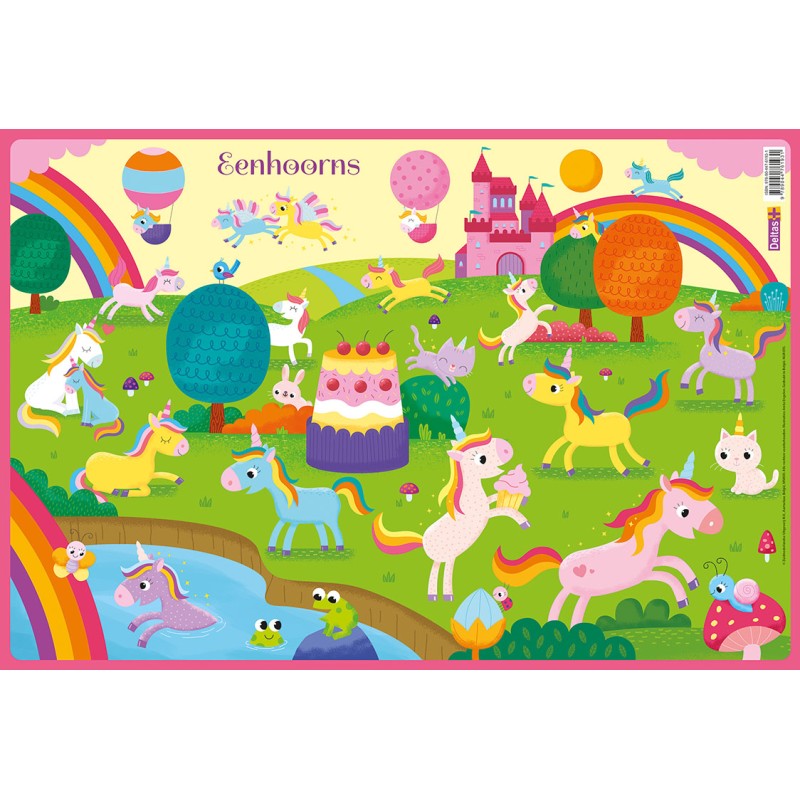 Sous-verres éducatifs Deltas - Licornes